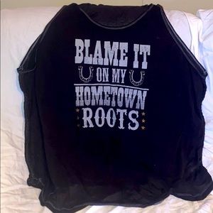 Maurices size 4X sheer tank top.